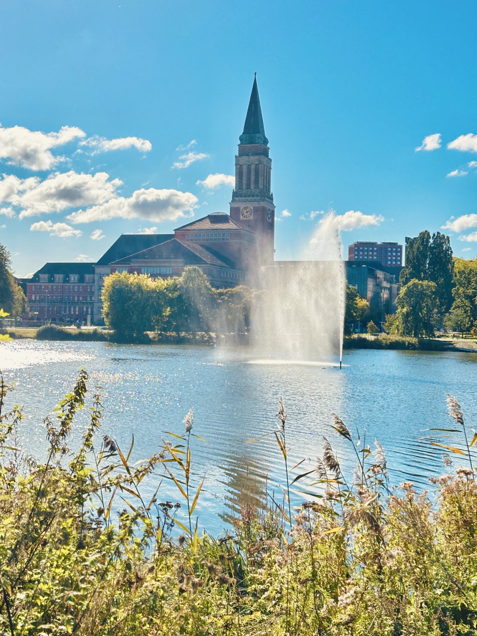 Kieler Rathaus am kleinen Kiel